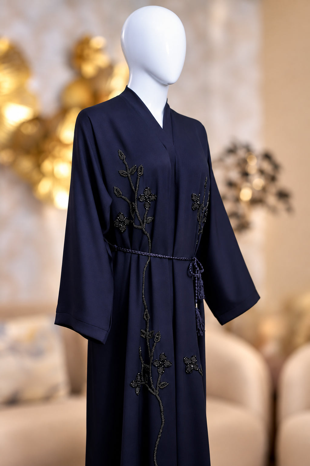 Turkish Black katdana Abaya | Hayae' Premium Abaya