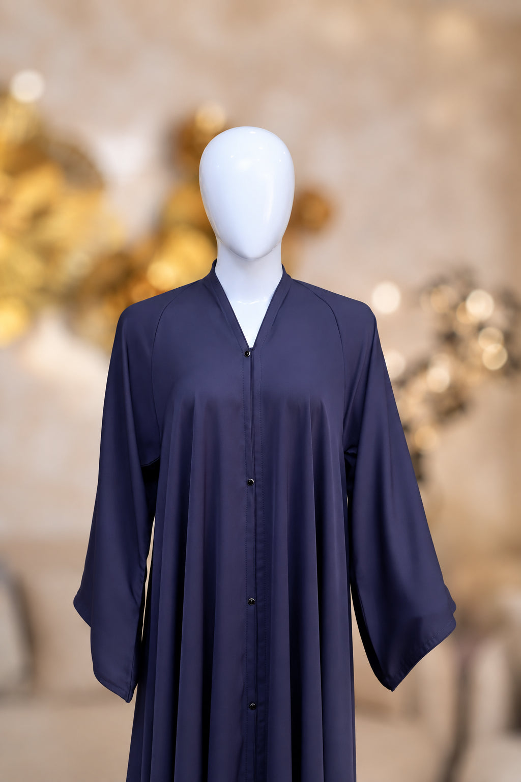 Details Grey Plain Abaya | Hayae' Premium Abbay 