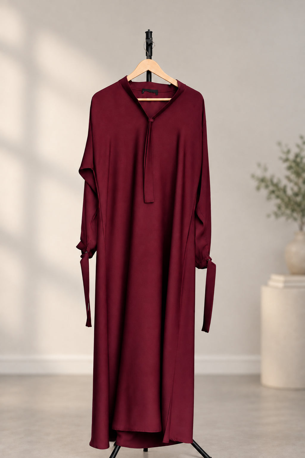 Maroon Tiktok Abaya | Hayae' Premium Abbaya 